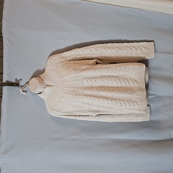 Knox Rose Cable Knit Sweater sz 1X Cream NWT - Picture 2 of 11
